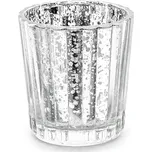 PartyDeco Svícen kalíšek 6 cm stříbrný