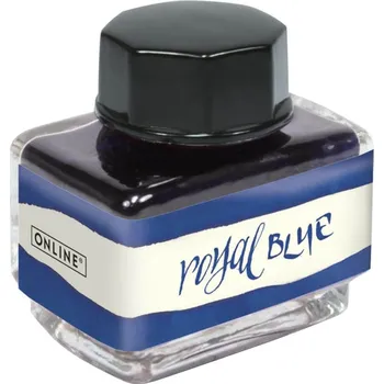 Online Royal Blue, modrý lahvičkový inkoust