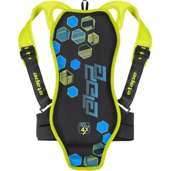 Chránič páteře Etape Backbone černý/limetkový, 140-158 cm