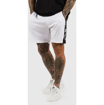Pánské kraťasy GymBeam Šortky Vertical White Velikost: L