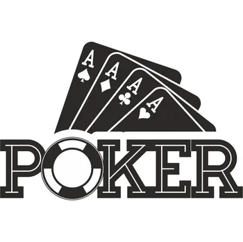 Obraz Poker pískování obrázku (Pískování obrázku na sklo z naší nabídky)