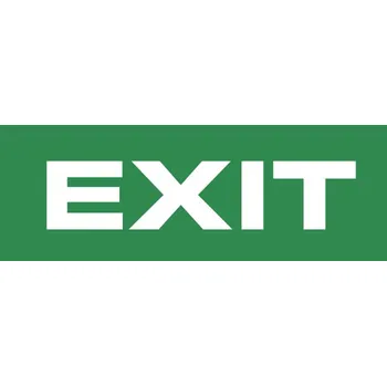 Nouzové osvětlení PANLUX Piktogram PIKT-E-A EXIT velký 297x105mm PIKT-E-A