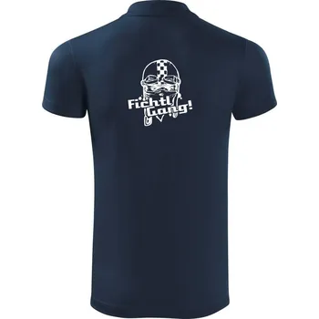 Pánská košile Fichtl Gang! - Polokošile Victory sportovní (dresovina) - XL ( Námořní modrá (velmi tmavá - téměř černá) )