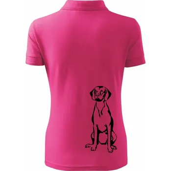 Vizsla na výšku - Polokošile dámská Pique Polo - XS ( Purpurová )