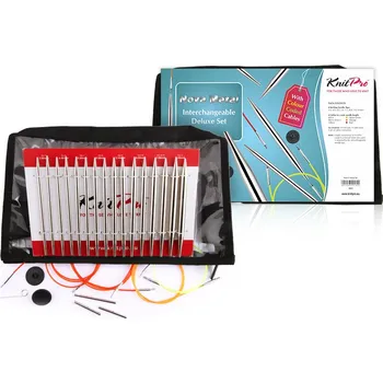 Jehlice Knit Pro Nova Metal Profi Set Deluxe kruhové jehlice