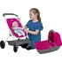 Kočárek pro panenku Chicco Kombinovaný kočárek 3v1 růžový