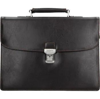 Pánská aktovka Pánská kožená aktovka Katana Baron - tmavě hnědá
