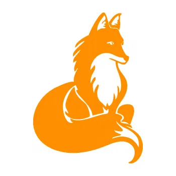 Samolepící dekorace SAMOLEPKA Liška 003 pravá (06 - oranžová) NA AUTO, NÁLEPKA, FÓLIE, POLEP, TUNING, VLASTNÍ TEXT, TISK, AUTOSAMOLEPKY.cz, POLEPY, OBRÁZEK, LOGO, SAMOLEPKY