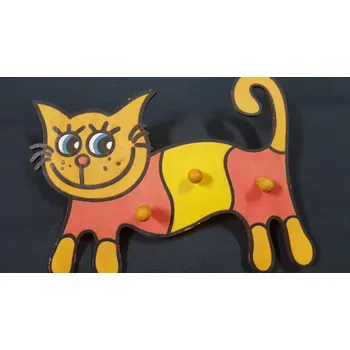 DOMESTAV s.r.o. Dětský věšák Kočka
