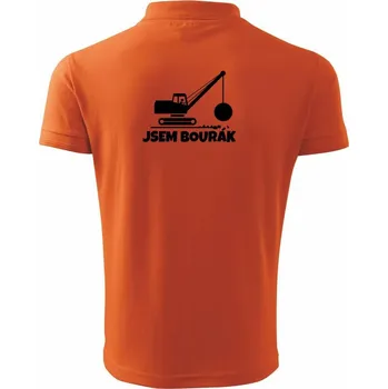 Pánská košile Jsem bourák - Polokošile pánská Pique Polo 203 - 2XL ( Oranžová )