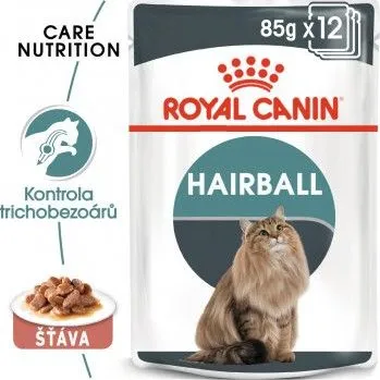Krmivo pro kočku Royal Canin Hairball Care Gravy kapsička pro kočky ve šťávě pro správné vylučování smotků ve šťávě 12x