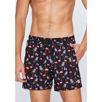 Pánské plavky Pánské plavky John Frank JFSS18SW09 M Černá