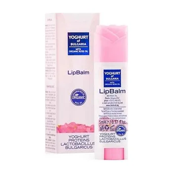 Tělový krém Biofresh Probiotický balzám na rty s BIO růžový olej 5 g