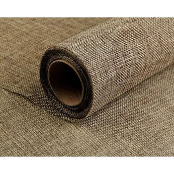 Stoklasa Dekorační látka imitace juty béžová/aloe 0,47/1 m