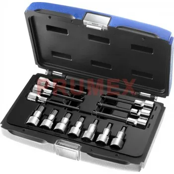 1/2" Sada zástrčných hlavic, 13dílná, TONA EXPERT, E032906