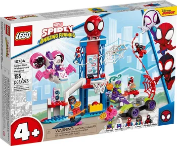 Stavebnice LEGO LEGO Marvel 10784 Spider-Man a pavoučí základna