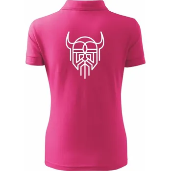 Viking logo - Polokošile dámská Pique Polo - L ( Purpurová )