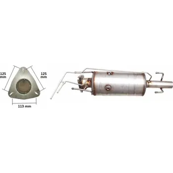 Filtr pevných částic Filtr pevných částic DPF. (PR JMJ 1184-1)