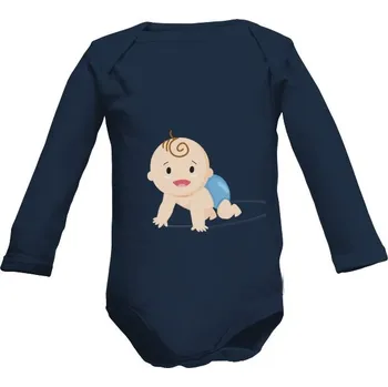 Kojenecký body Dětské body Long s potiskem Body had dětské