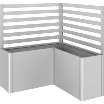 Stojan na květiny Biohort Mříž pro tvar L150 - stříbrná metalíza (příslušenství Biohort Belvedere)