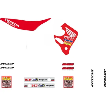 Polep vozidla Sada polepů TECNOSEL pro HONDA CR 125 1993-1994 (Příslušenství pro motokros, retro graphic kit )