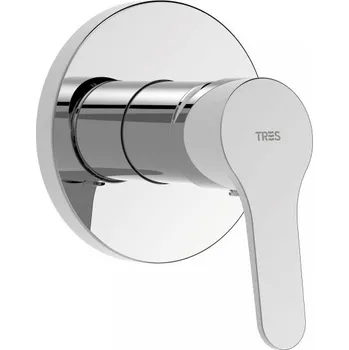 Tres BASE-TRES Vestavěná jednopáková baterie (jednocestná), chrom, 21517701