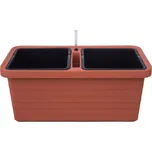 Truhlík samozavlažovací BERBERIS DUO Terakota 80cm