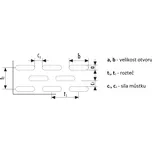 Děrovaný plech Lv 3,4x20/1 nerez 1x2 m