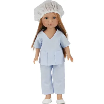 Panenka Carlota jako zdravotní sestřička od firmy Vestida de Azul (Carlota - 28 cm )