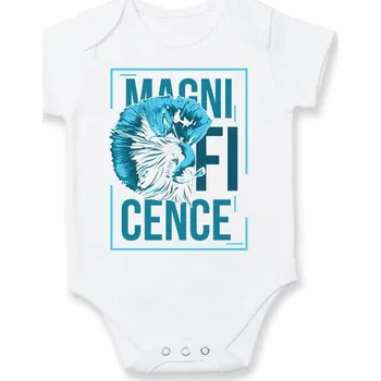 Kojenecký body Fish magnif - Body kojenecké s krátkým rukávem - Krátký r. 12-18 měs ( Bílá )