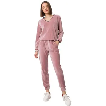 FPrice Rue Paris dámská souprava pudrově růžová XL