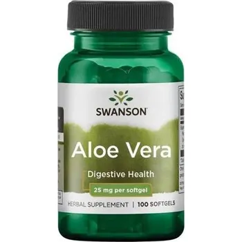 Přírodní produkt Swanson Aloe Vera 25 mg 100 cps.