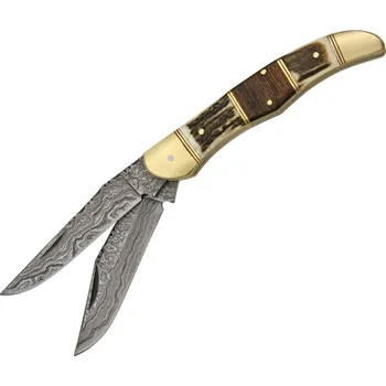 kapesní nůž Kapesní nůž Damascus Filework Folding Hunter