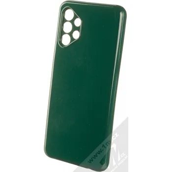Pouzdro na mobilní telefon 1Mcz Jelly Skinny TPU ochranný kryt pro Samsung Galaxy A32 5G tmavě zelená (forest green)