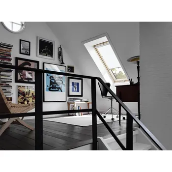 Zastiňovací roleta VELUX RHL Standard Barva rolety: tmavě modrá (9050), Označení okna (ze štítku na okně): FK00