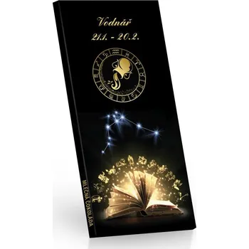 Čokoláda Selllot, s.r.o., K Hájům 34, 155 00 Praha 5 - Vyrobeno v ČR Čokoláda mléčná Zvěrokruh VODNÁŘ 100g