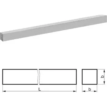 Sada nářadí STROJÍRNY POLDI 223690 16x16x160 - Nůž soustružnický 16x16x160mm, čtvercový HSS 10, polotovar RADEKO