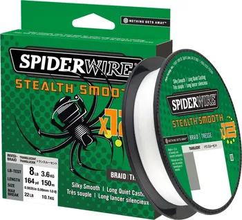Spiderwire Stealth Smooth12 průhledá 0,07 mm/150 m