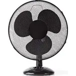 Stolní Ventilátor | Síťové napájení | Průměr: 40 cm | 45 W | Rotace | 3-Rychlostní | Černá