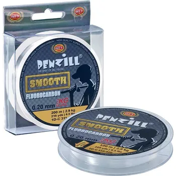 WFT Penzill fluorocarbon SMOOTH 0.40mm 13.40kg, 50m (Fluorocarbonový vlasec určený především pro přívlač)