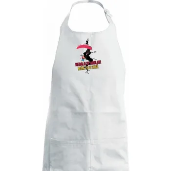 Kuchyňská zástěra Nedalo se odolat, mám to v sobě paragliding - Dámská zástěra na vaření - Univerzální velikost ( Bílá )