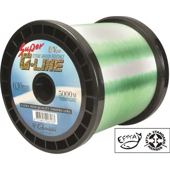 Gamakatsu vlasec Super G-Line 0,18mm - 0,35mm (1m - 5000m) Průměr-Nosnost: 0,30mm - 7,96kg