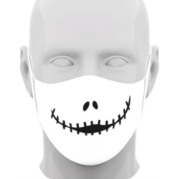 Rouška s potiskem Skellington