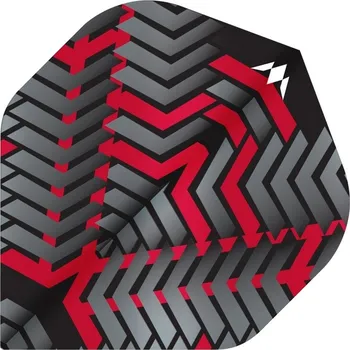 Příslušenství pro šipky Mission Letky Vex - Black & Red F3350