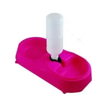 Automatický dávkovač krmiva - růžový