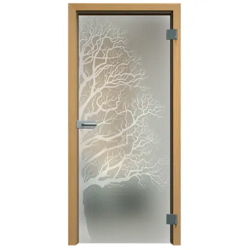 Interiérové dveře Celoskleněné dveře do pouzdra - M003S Průchozí šířka (cm): 80, Průchozí výška (cm): 197