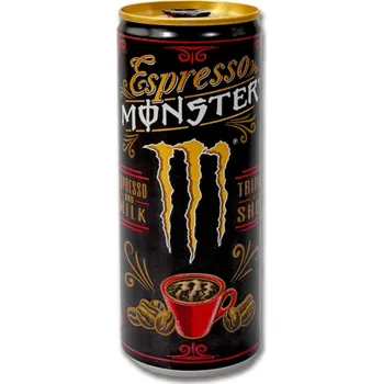 Energetický nápoj Monster Energy Espresso and Milk Triple Shot 250 ml