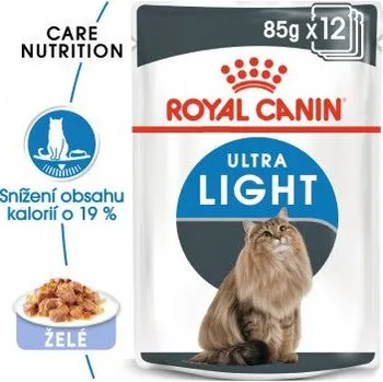 Krmivo pro kočku Royal Canin Ultra Light Jelly kapsička pro kočky s nadváhou v želé 12x