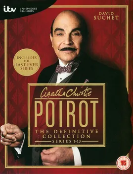 Seriál DVD Agatha Christie's Poirot: The Definitive Collection Box Set 35 disků