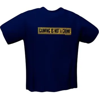 Pánské tričko T-SHIRT - GAMERSWEAR GINAC (blue) CZE Triko s krátkým rukávem XL (5052)